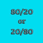 80/20 rule