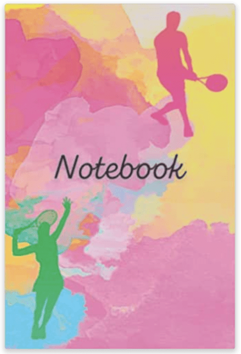 notebook tennis journal