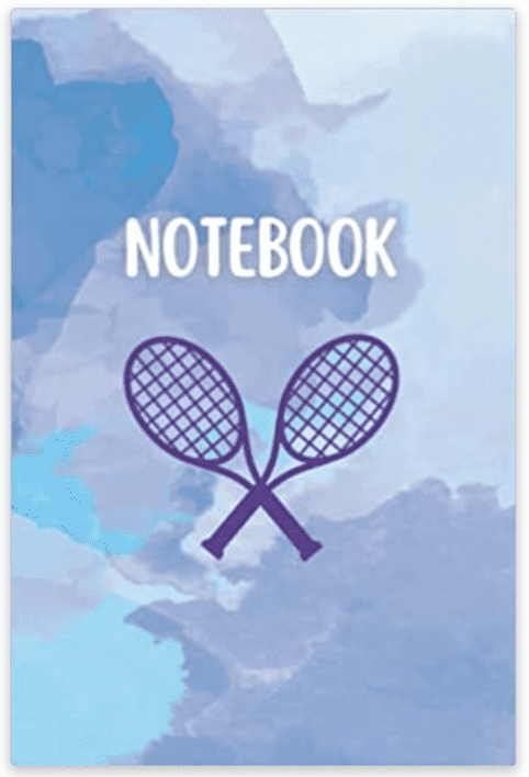 tennis journal tennis notebook