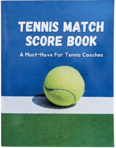 Scorekeeping Notebook, Tennis Match Score Book