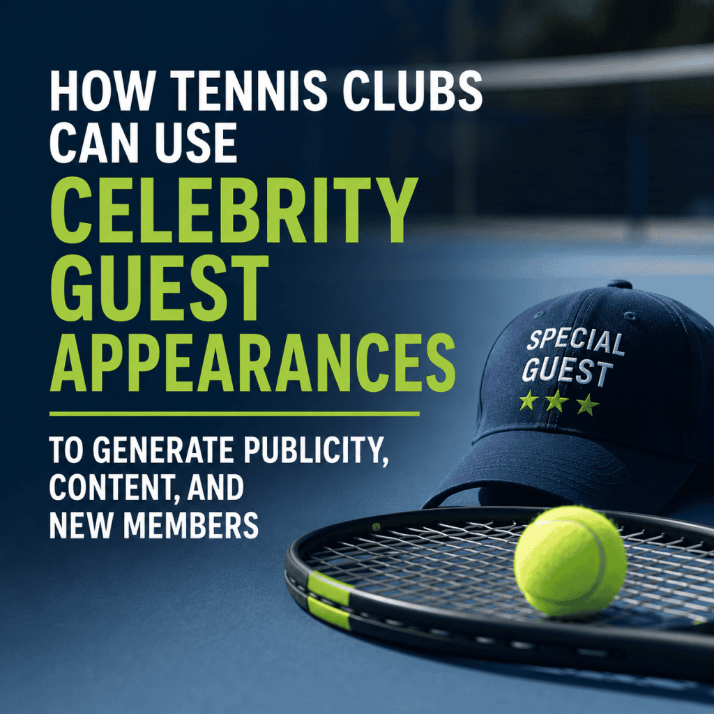 celebrity appearances at tennis club